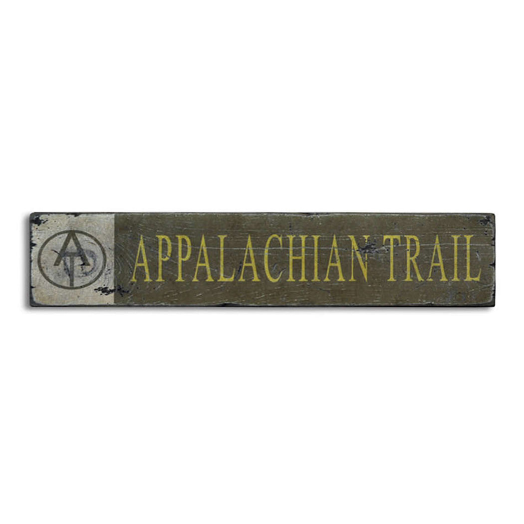 Appalachian Trail Rustic Wood Sign