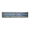 Lake Direction Rustic Wood Sign