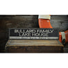 Family Lake House Relax Rustic Wood Sign