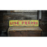 Carnival Freak Show Rustic Wood Sign