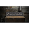 Primrose Cottage Name Rustic Wood Sign