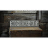 Food Drinks Darts Rustic Wood Sign