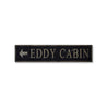 Cabin Directional Arrow Rustic Wood Sign