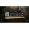 Mountain City State Lat/Long Rustic Wood Sign