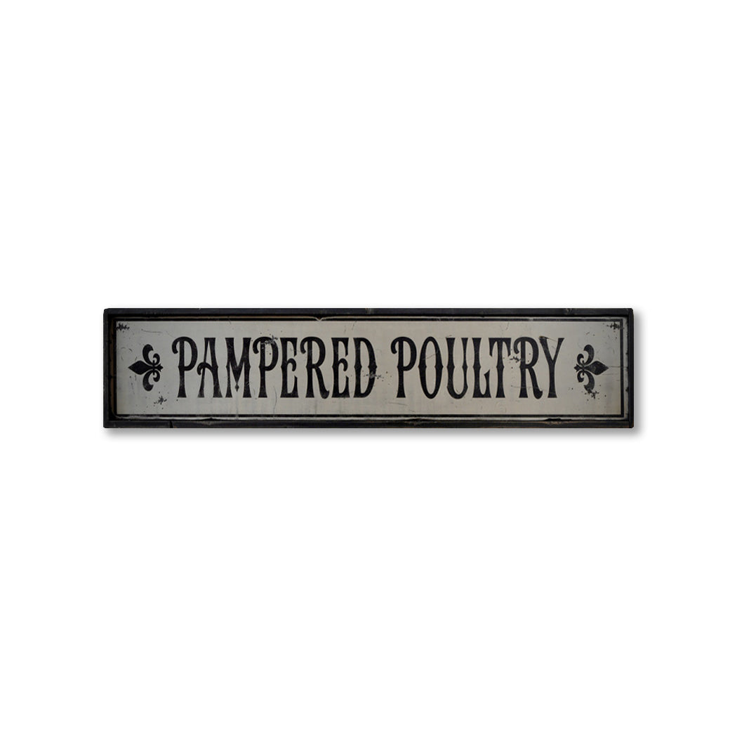 Chicken Farm Poultry Rustic Wood Sign – Lizton Sign Shop