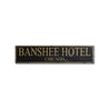 Family Hotel & City Rustic Wood Sign