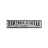 Redneck Castle Est Date Rustic Wood Sign