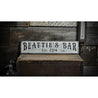 Bar Rustic Wood Sign