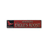 Mountain Lodge Eagle Rustic Wood Sign