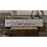 Blacksmith Est Date Studio Rustic Wood Sign