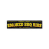 Smoked BBQ Ribs Rustic Wood Sign