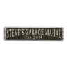 Garage Mahal Est Date Rustic Wood Sign