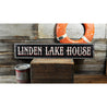 Family Lake House Rustic Wood Sign