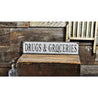 Drugs Rustic Wood Sign