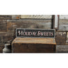 Christmas Holiday Sweets Rustic Wood Sign