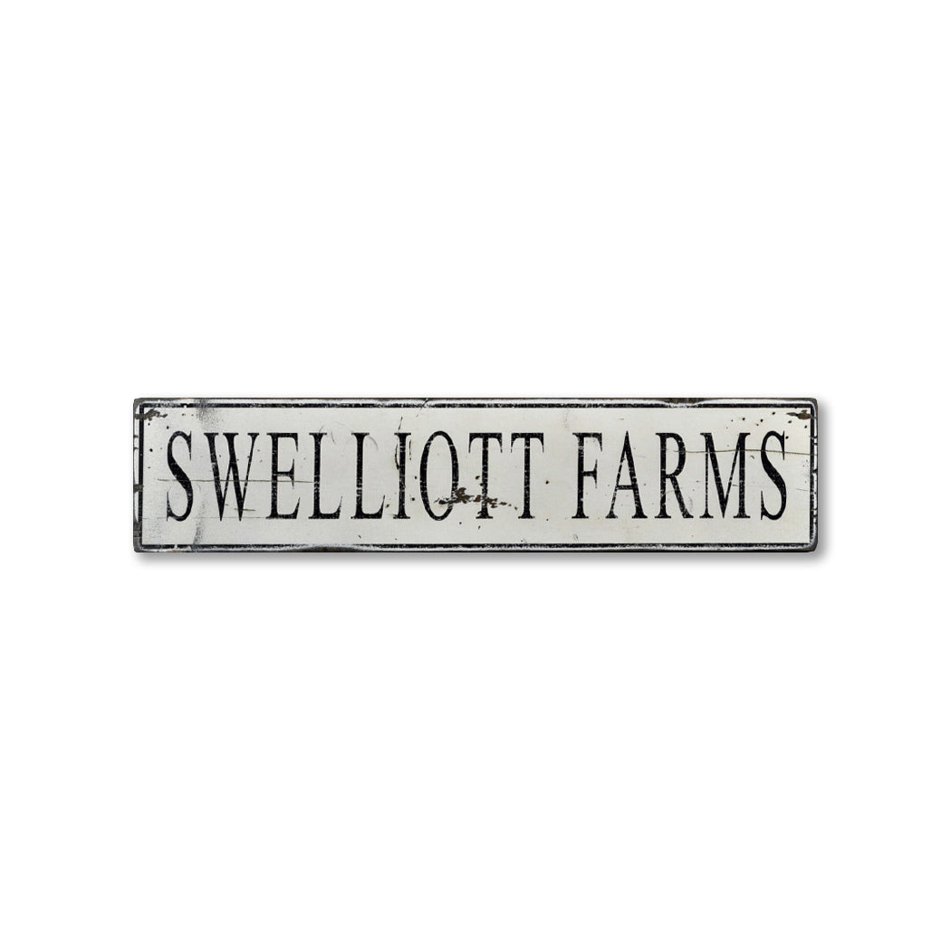 Farm or Ranch Rustic Wood Sign