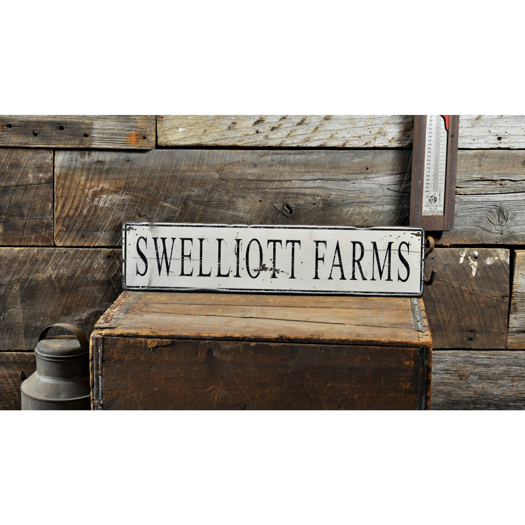 Farm or Ranch Rustic Wood Sign