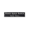 Ranch Est Date City State Rustic Wood Sign