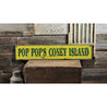 Coney Island Rustic Wood Sign