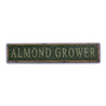 Almond Farm Rustic Wood Sign