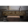 Bar Rustic Wood Sign