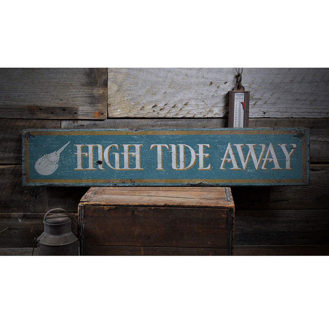 Beach Rustic Wood Sign