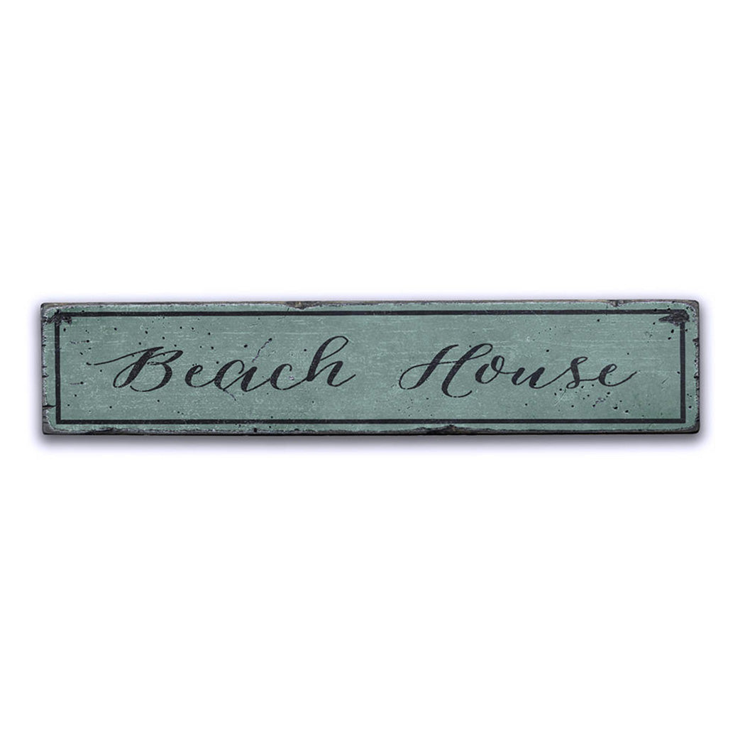 Beach Wall Decor Rustic Wood Sign