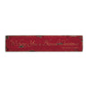 Wishing You A Blessed Merry Christmas Rustic Wood Sign