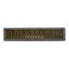 County Rustic Wood Sign