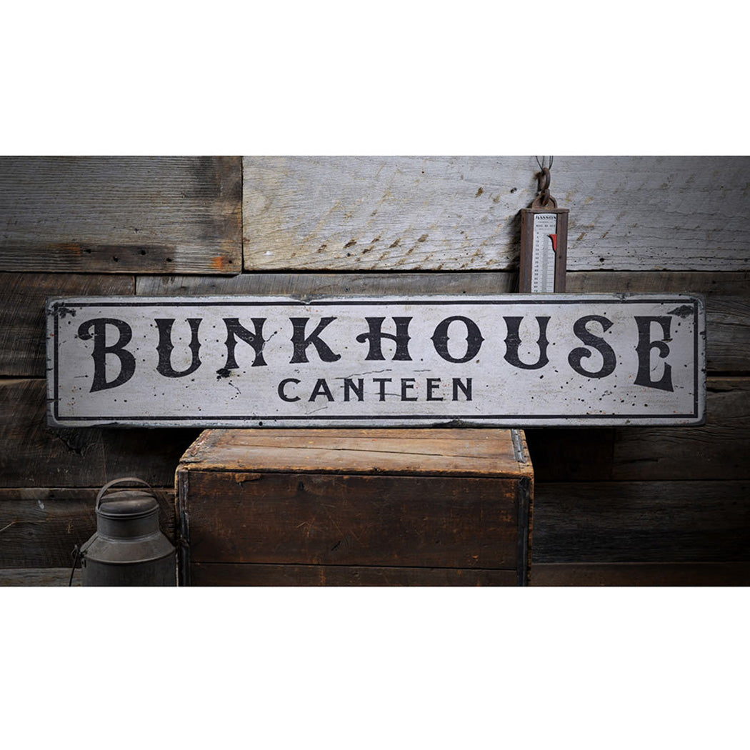 Bunkhouse Rustic Wood Sign