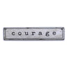 Courage Rustic Wood Sign