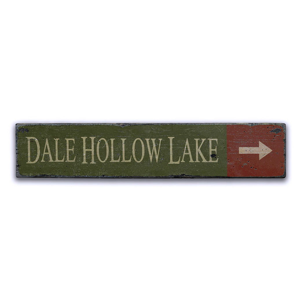 Dale Hollow Rustic Wood Sign