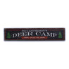 Deer Camp Rustic Wood Sign