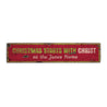 Christmas Starts With Christ Rustic Wood Sign