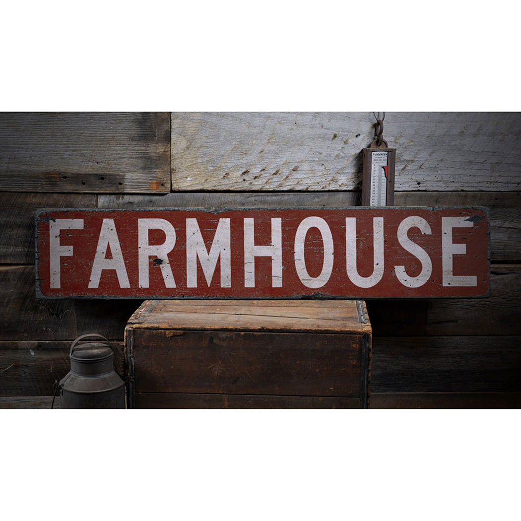 Farmhouse Rustic Wood Sign