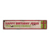 Jesus Holiday Rustic Wood Sign