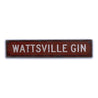 Gin Rustic Wood Sign