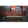 Lake Rustic Wood Sign