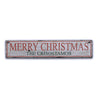 Family Christmas Rustic Wood Sign