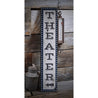 Movie Room Rustic Wood Sign