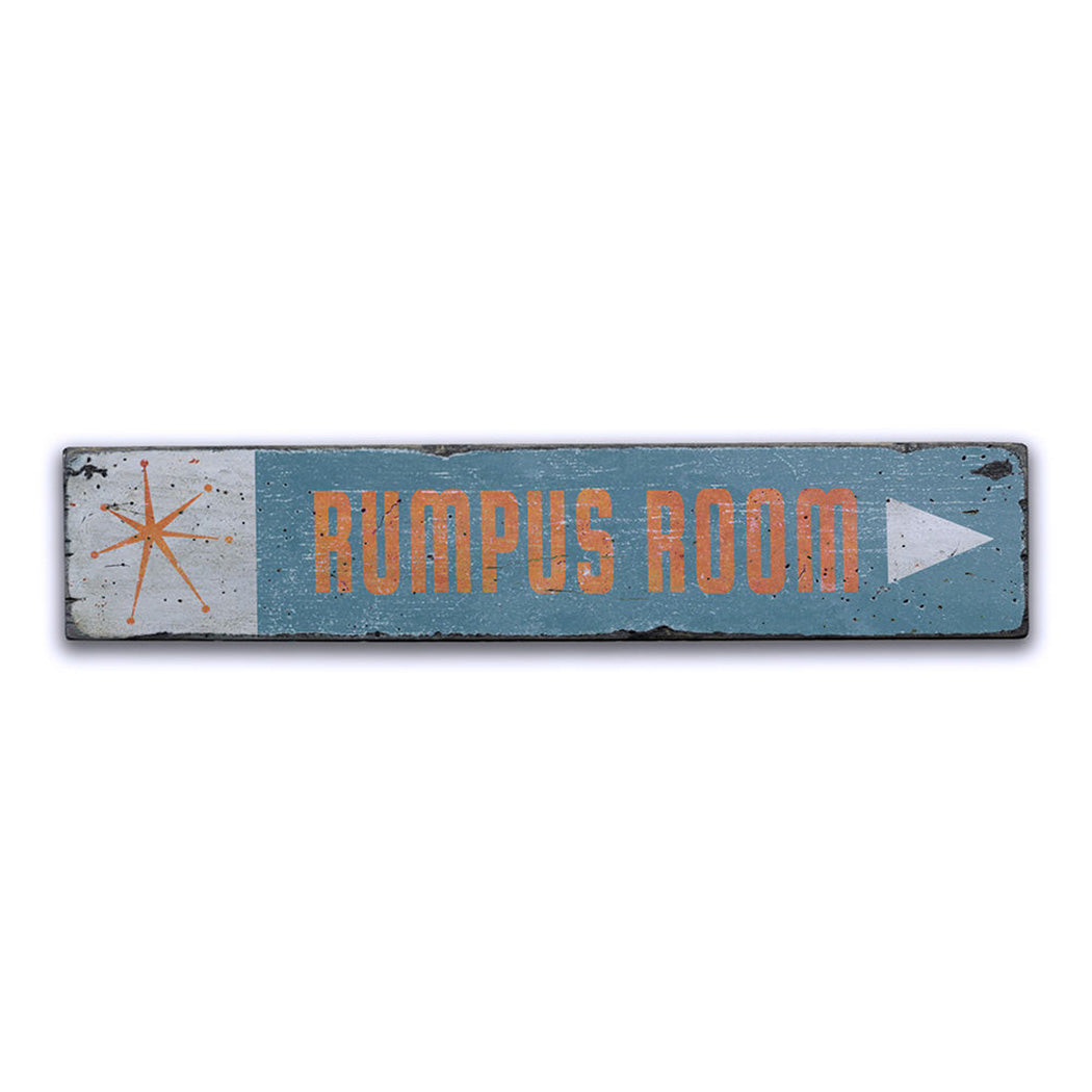 Rumpus Room Rustic Wood Sign