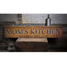 Mom's Kitchen Rustic Wood Sign