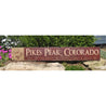 Pikes Peak Rustic Wood Sign