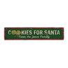 Christmas Cookies Rustic Wood Sign