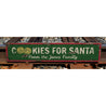 Christmas Cookies Rustic Wood Sign