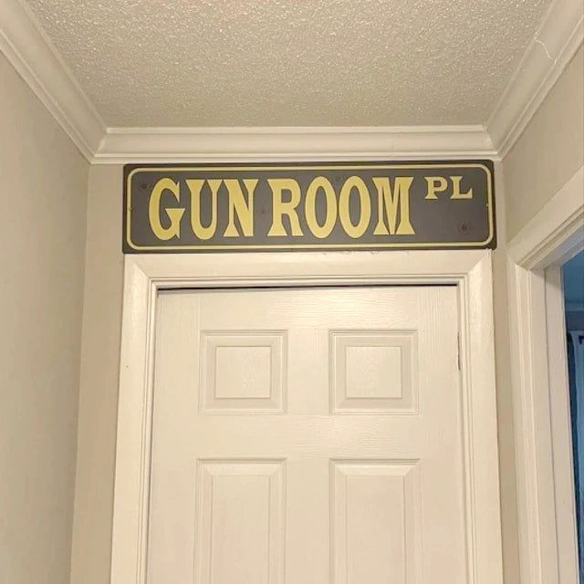 Gun Room Street Sign