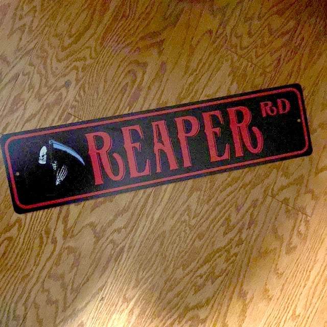 Grim Reaper Street Sign