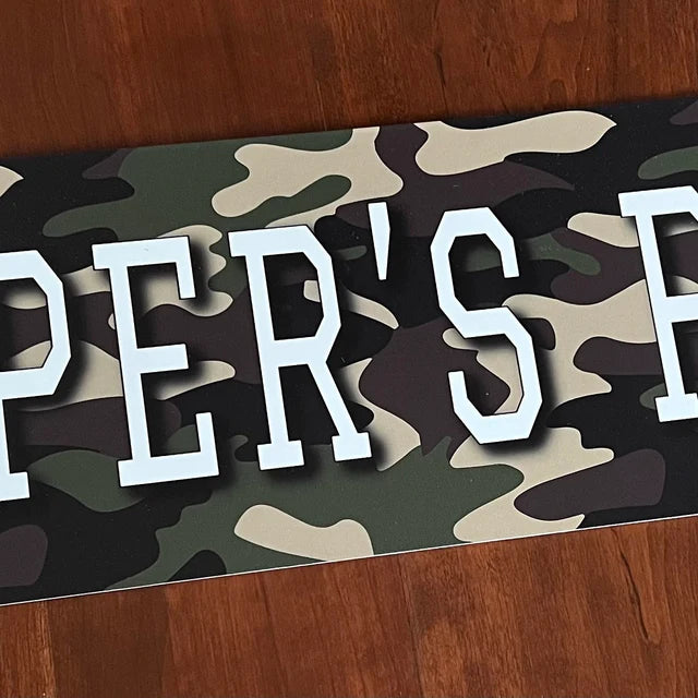 Kid Army Room Sign Sign