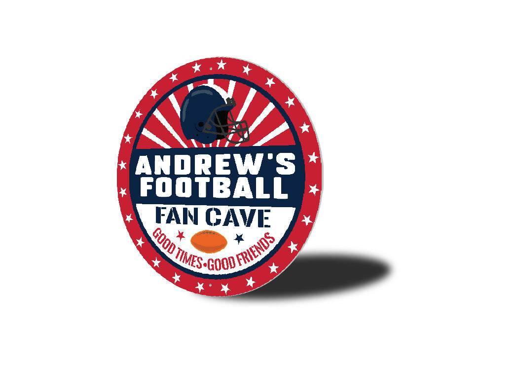 Custom Football Cave Sign