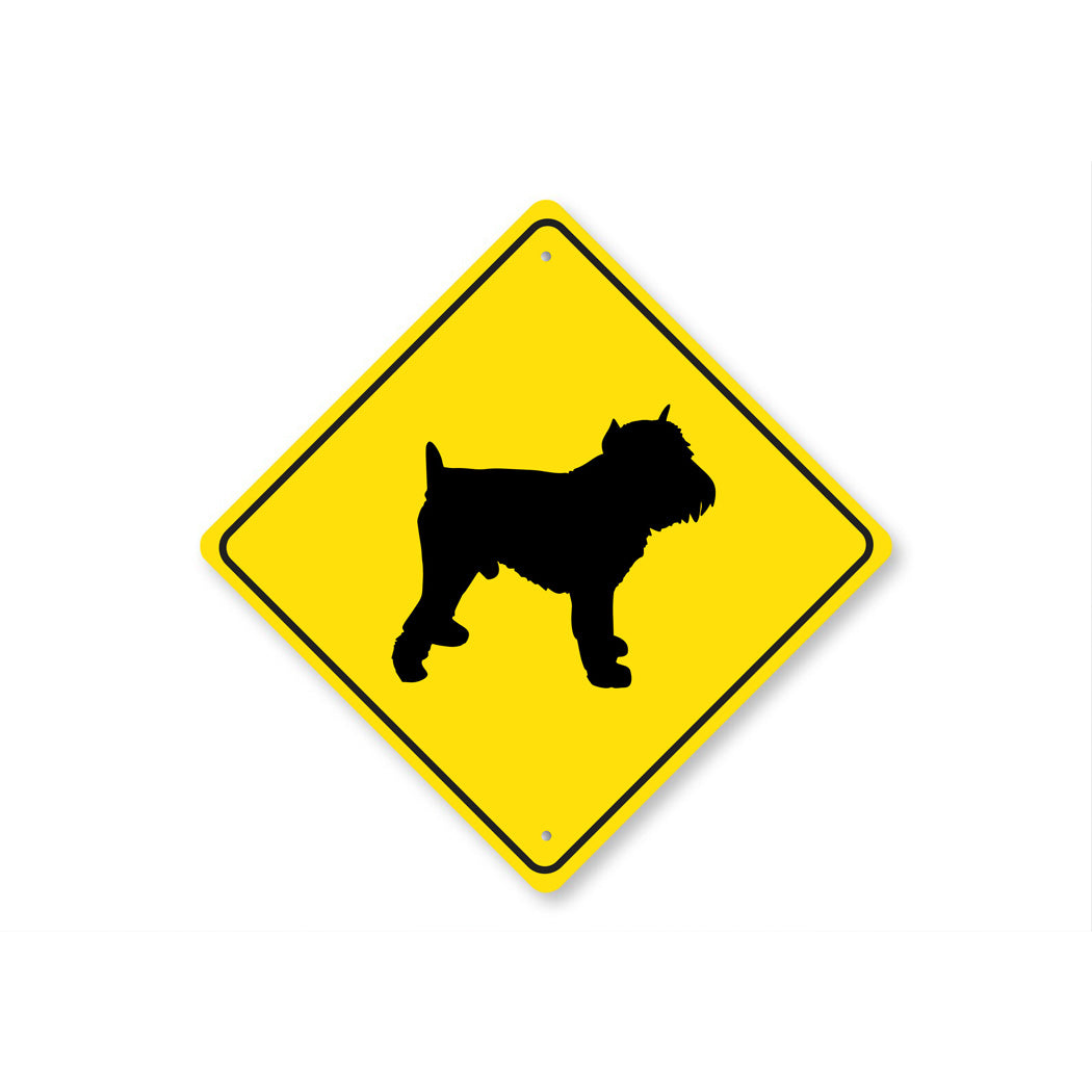 Dog Crossing Diamond Sign - Names Starting with "B"